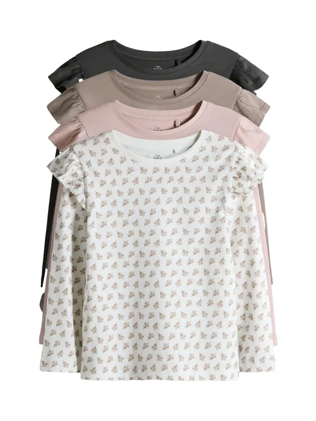 Geo Next The Set t-shirt maniche lunghe bambina 4 pezzi volant