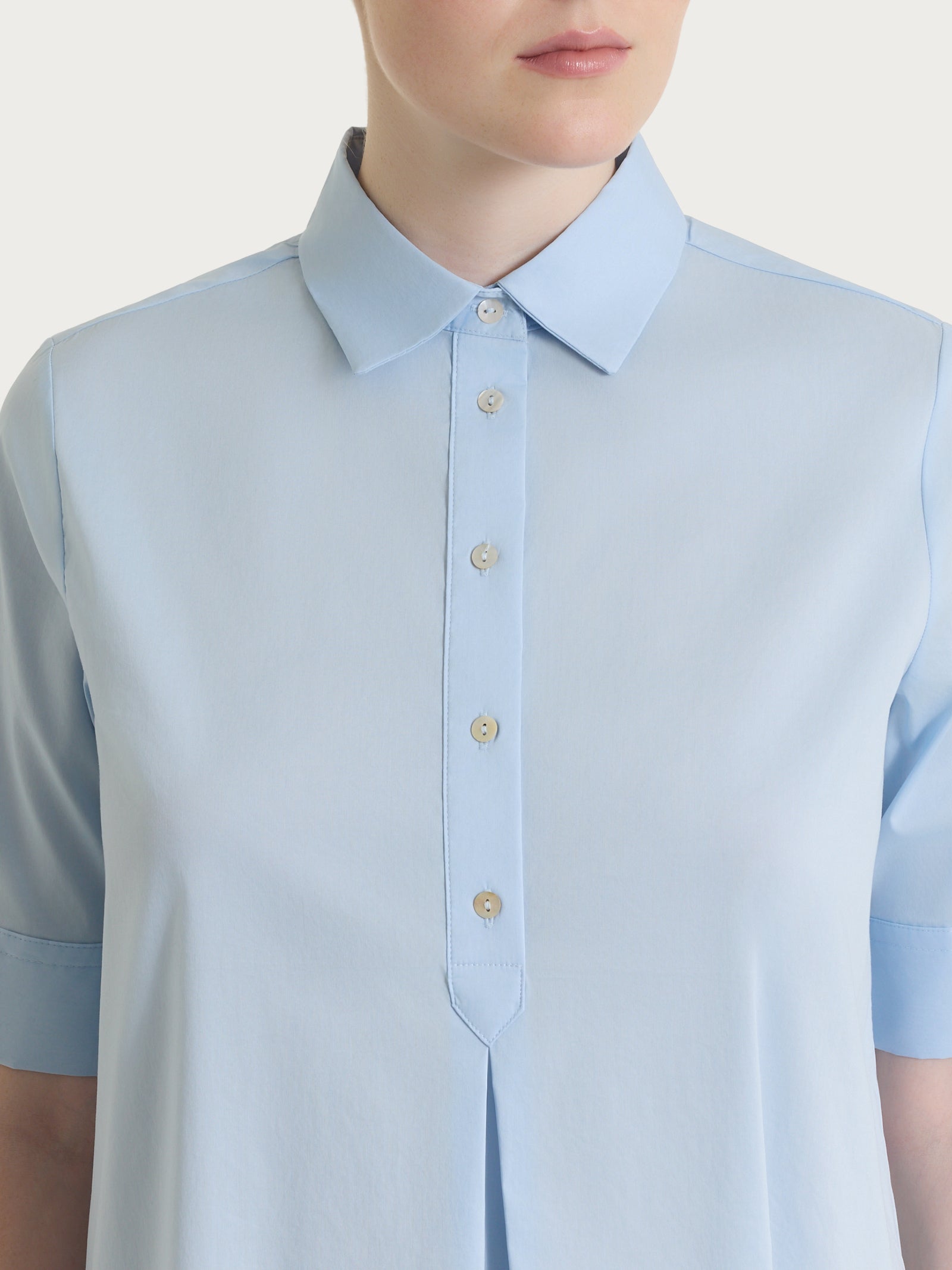 Ragno Gem Abito collo camicia Skyway in poplin cotone