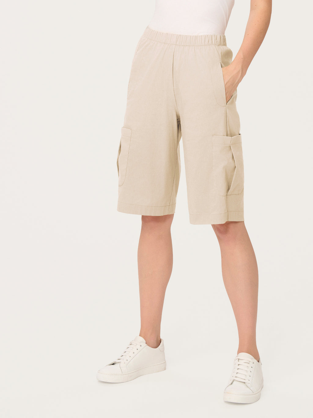 Ragno Super Fresh Short Cargo Bermuda Champignon