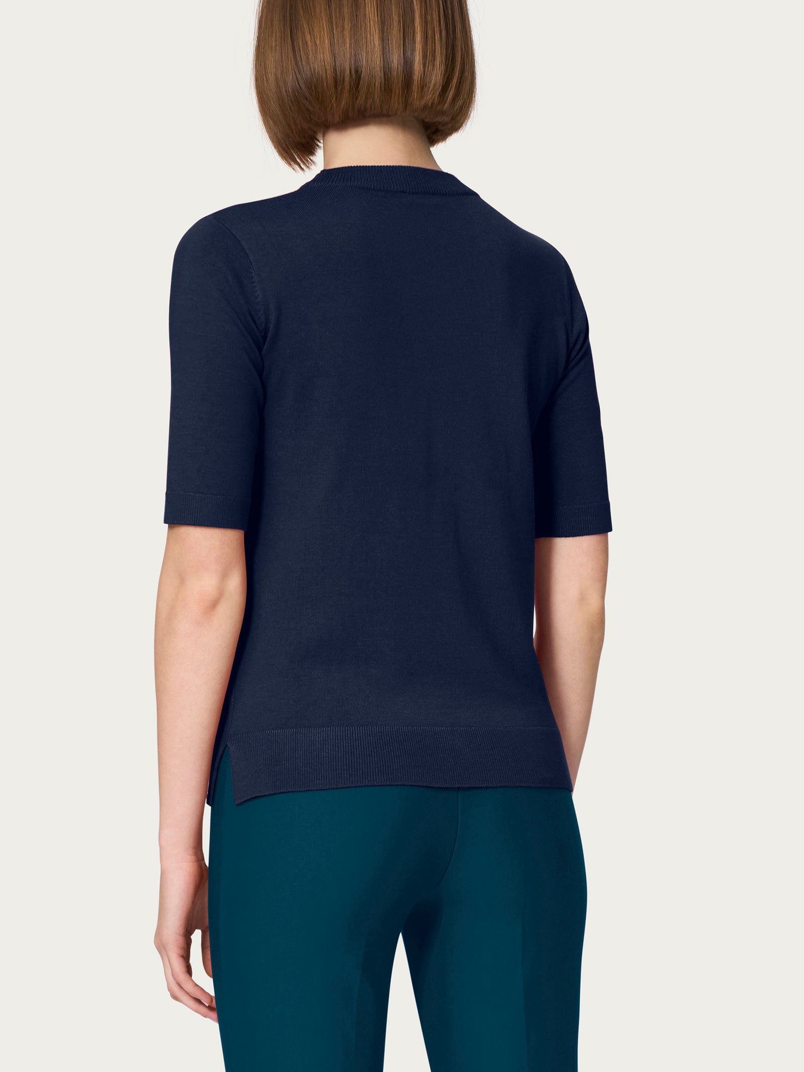 Ragno Four Seasons Maglietta Girocollo Manica Corta Blu