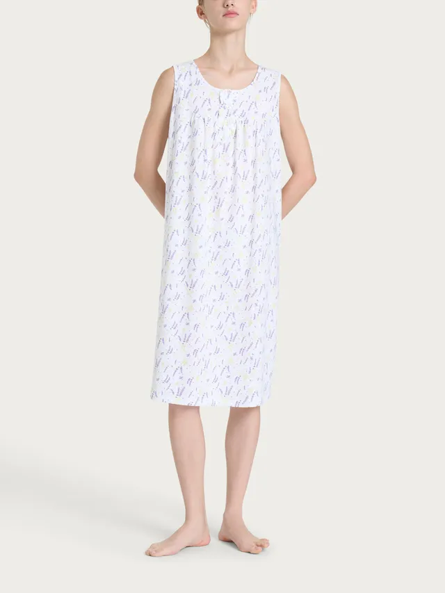 Ragno Jersey Cotone Camicia Notte Smanicata Thistle fresca