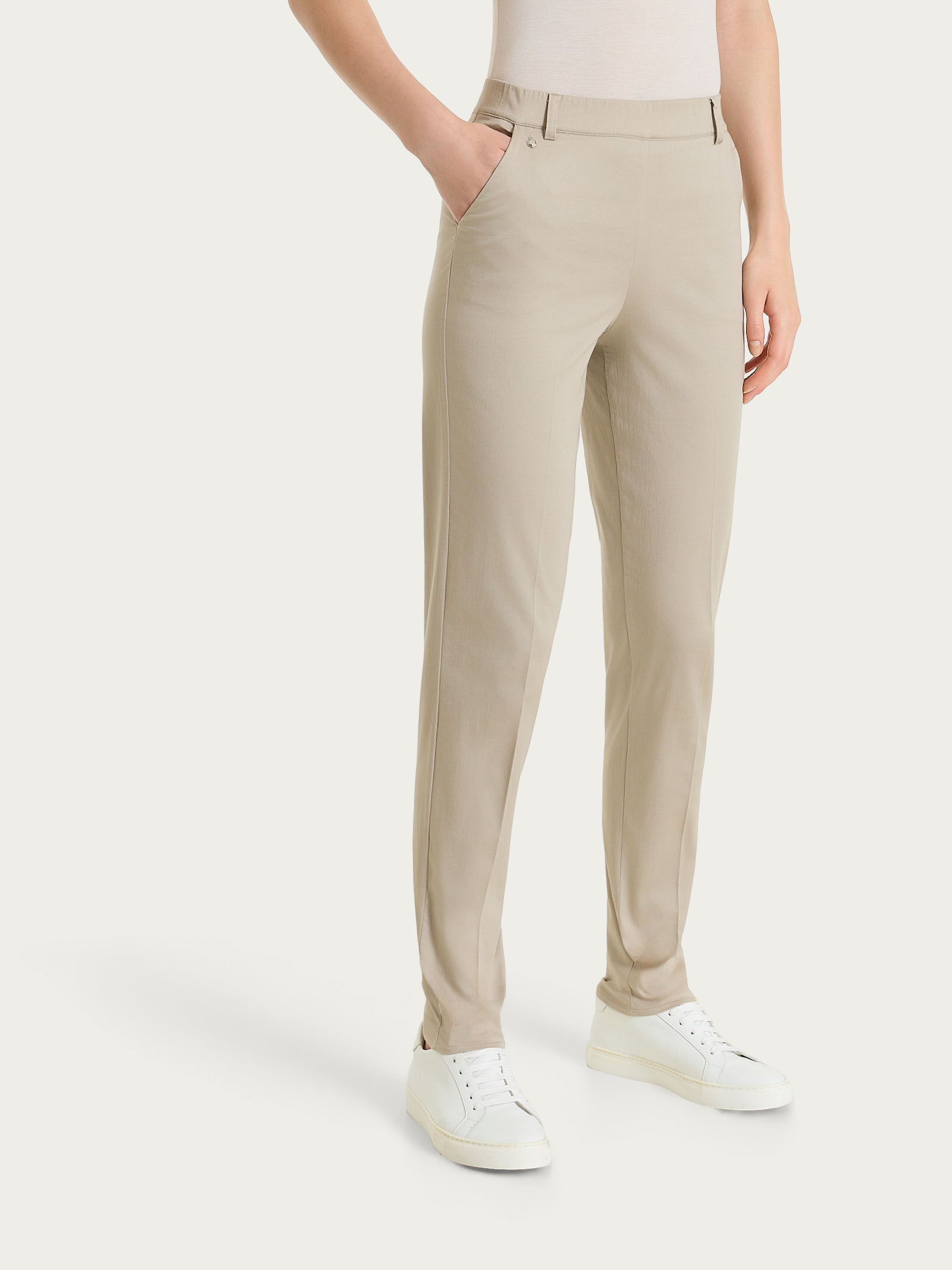Ragno Satin Power Pantalone Chino Slim Crockery cotone