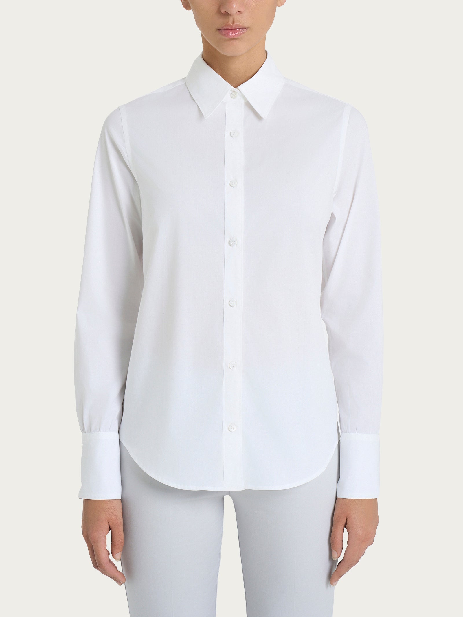 Ragno Camicia Classica Popeline camicia donna Bianco regular