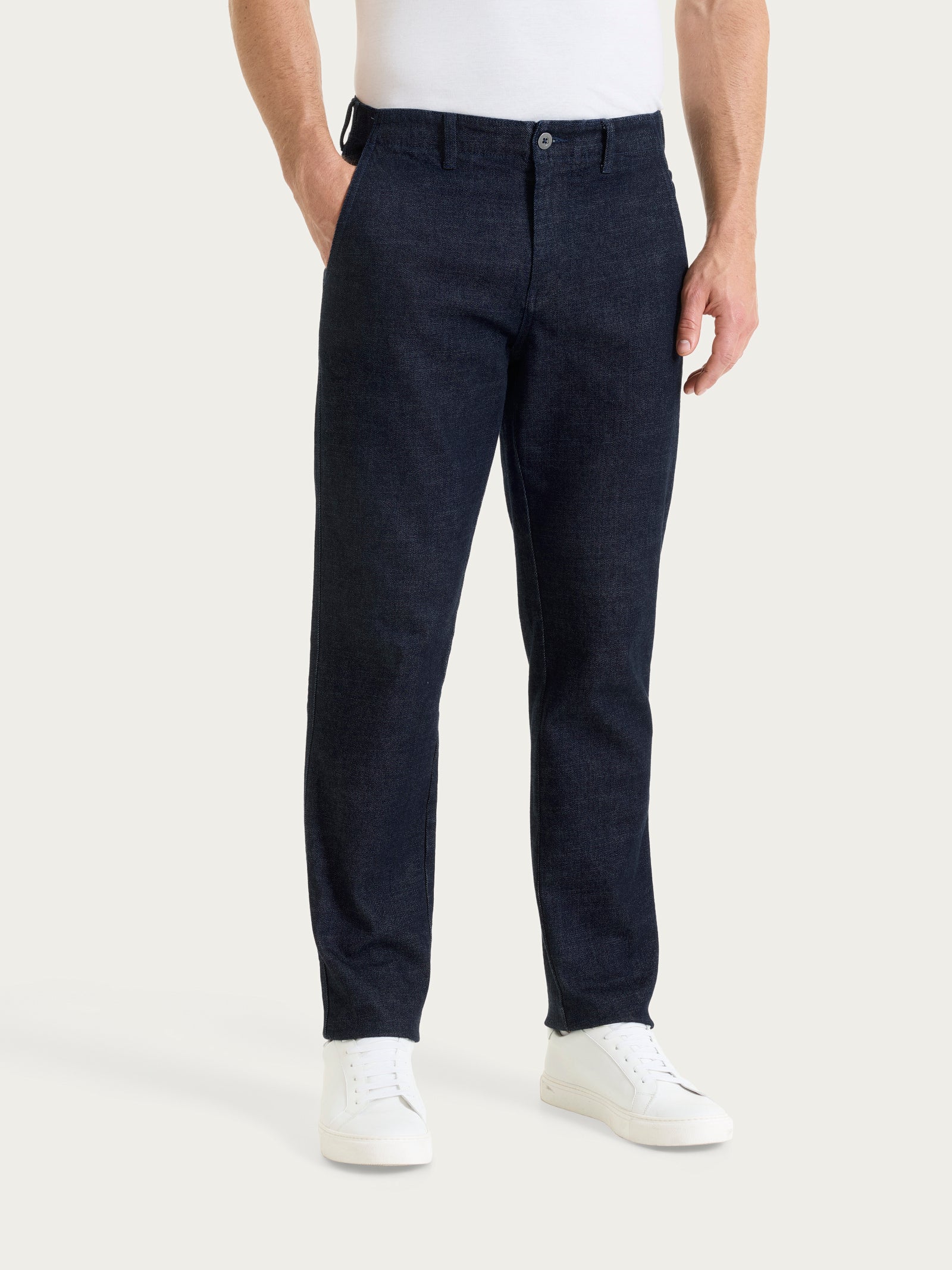 Ragno Super Denim Jeans Chino pantalone uomo indigo elasticizzato