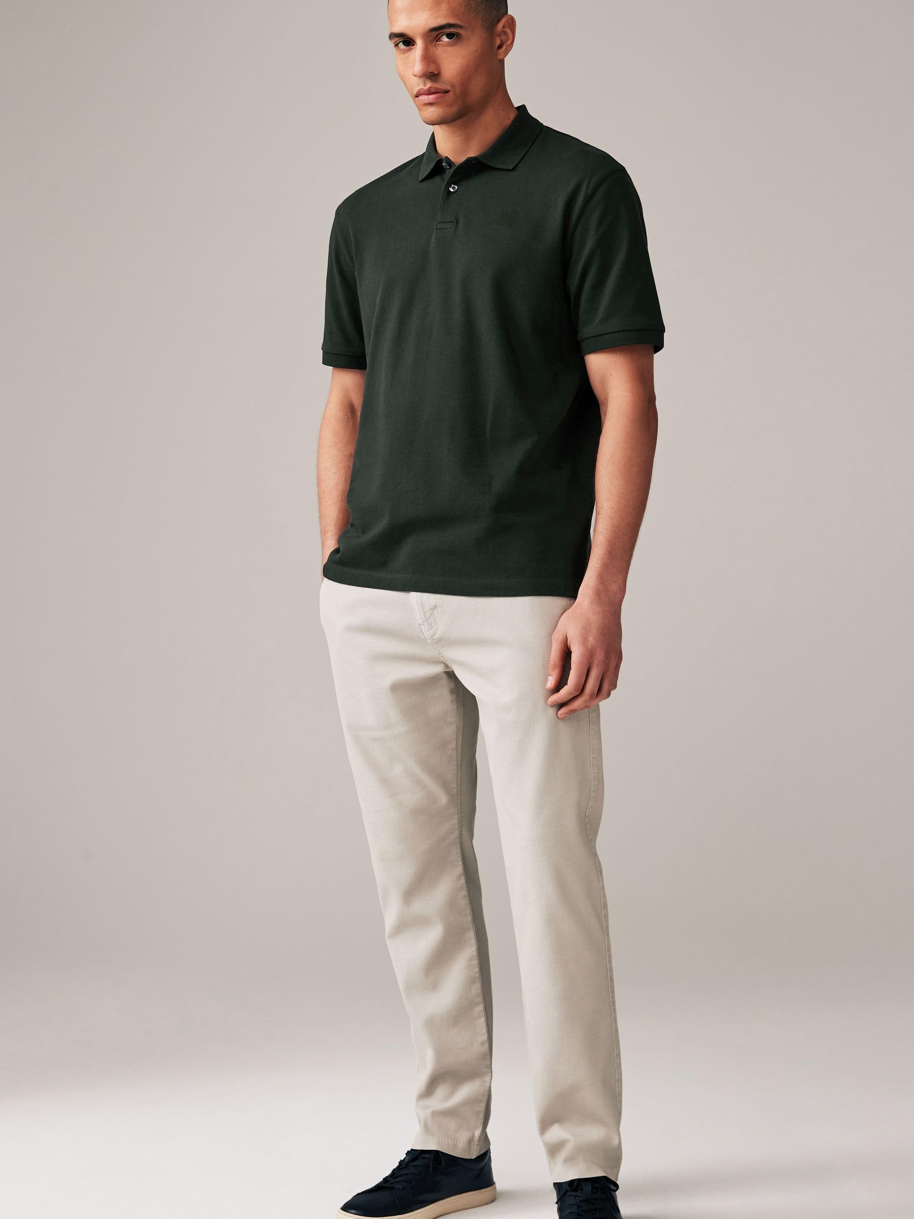 Next Polo Piqué Uomo Manica Corta Vestibilità Classica