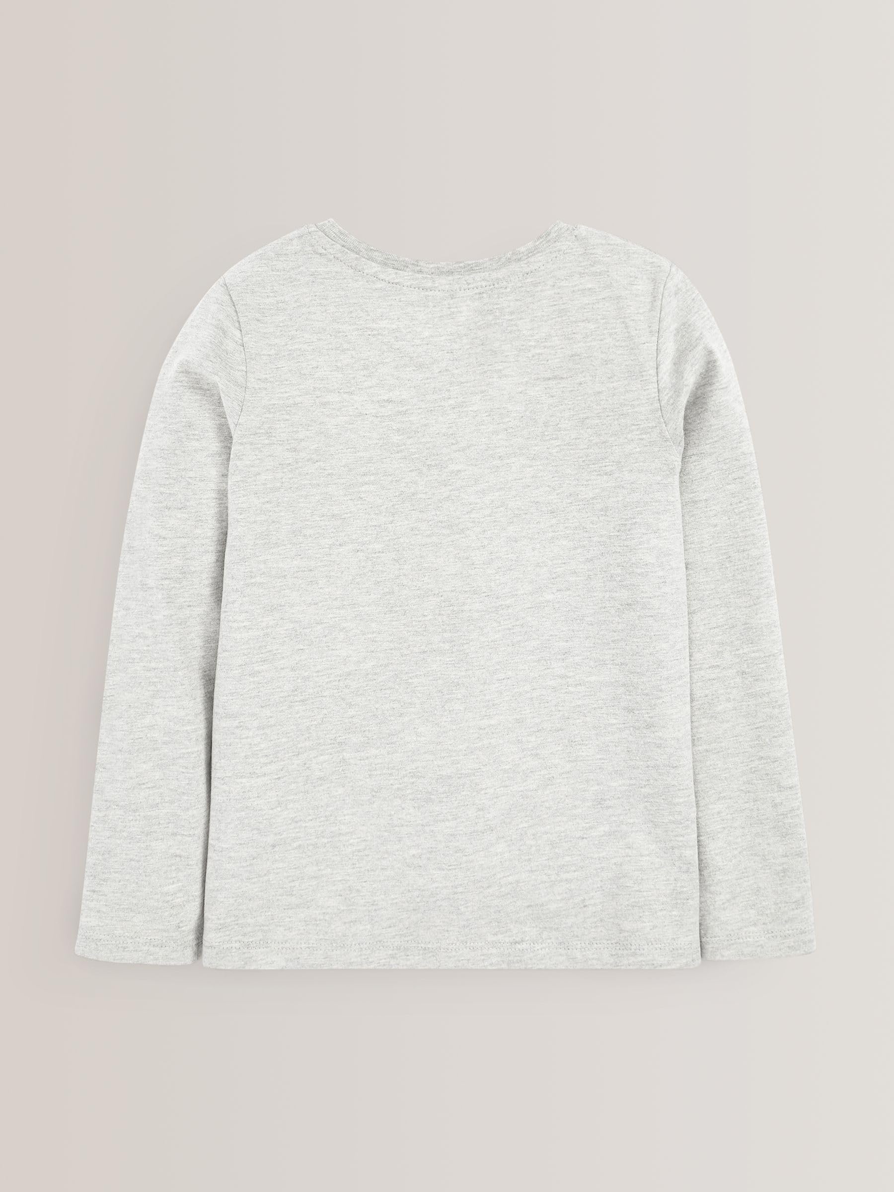 Next T-Shirt Bambina Maniche Lunghe 3 Pezzi Cotone