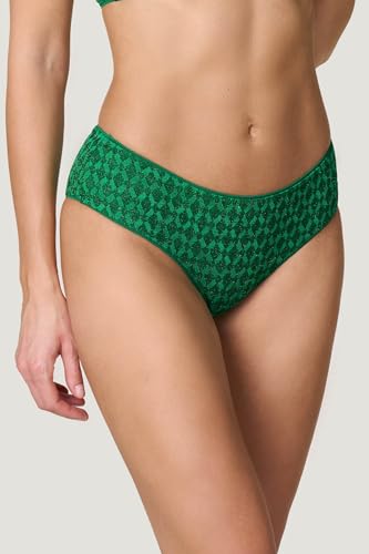 Goldenpoint Zellij Slip Bikini Fianco Alto Fantasia Bicolore