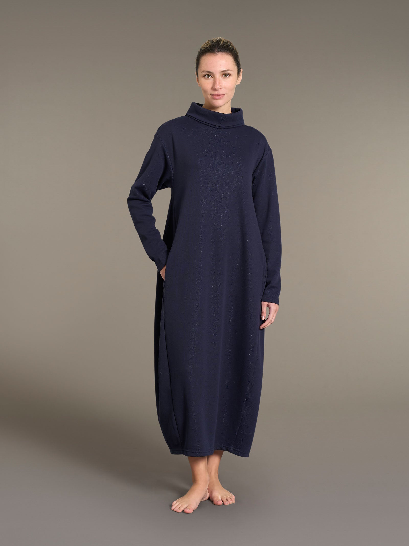 Ragno Cotton Eco Pile Camicia Notte Lunga Tenebre