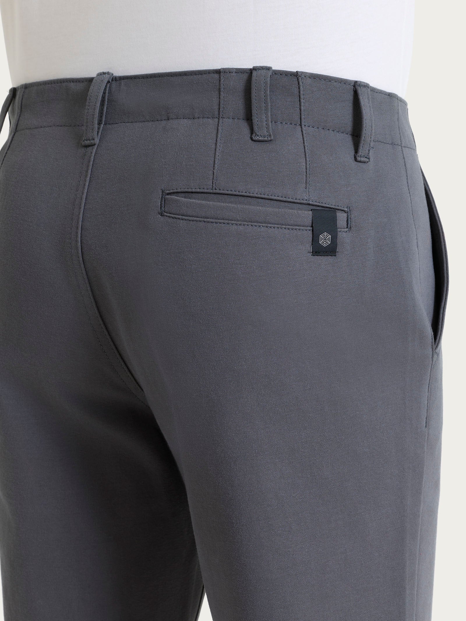 Ragno Cotton Compact The Chino pantalone uomo Dark Shadow