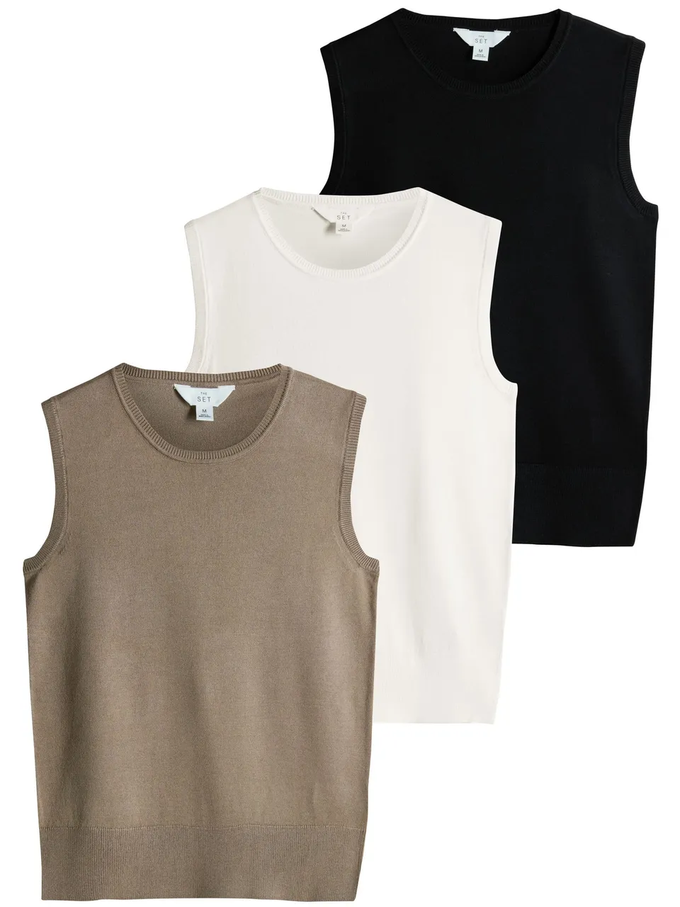 Geo Next The Set canotte maglia donna 3 pezzi slim