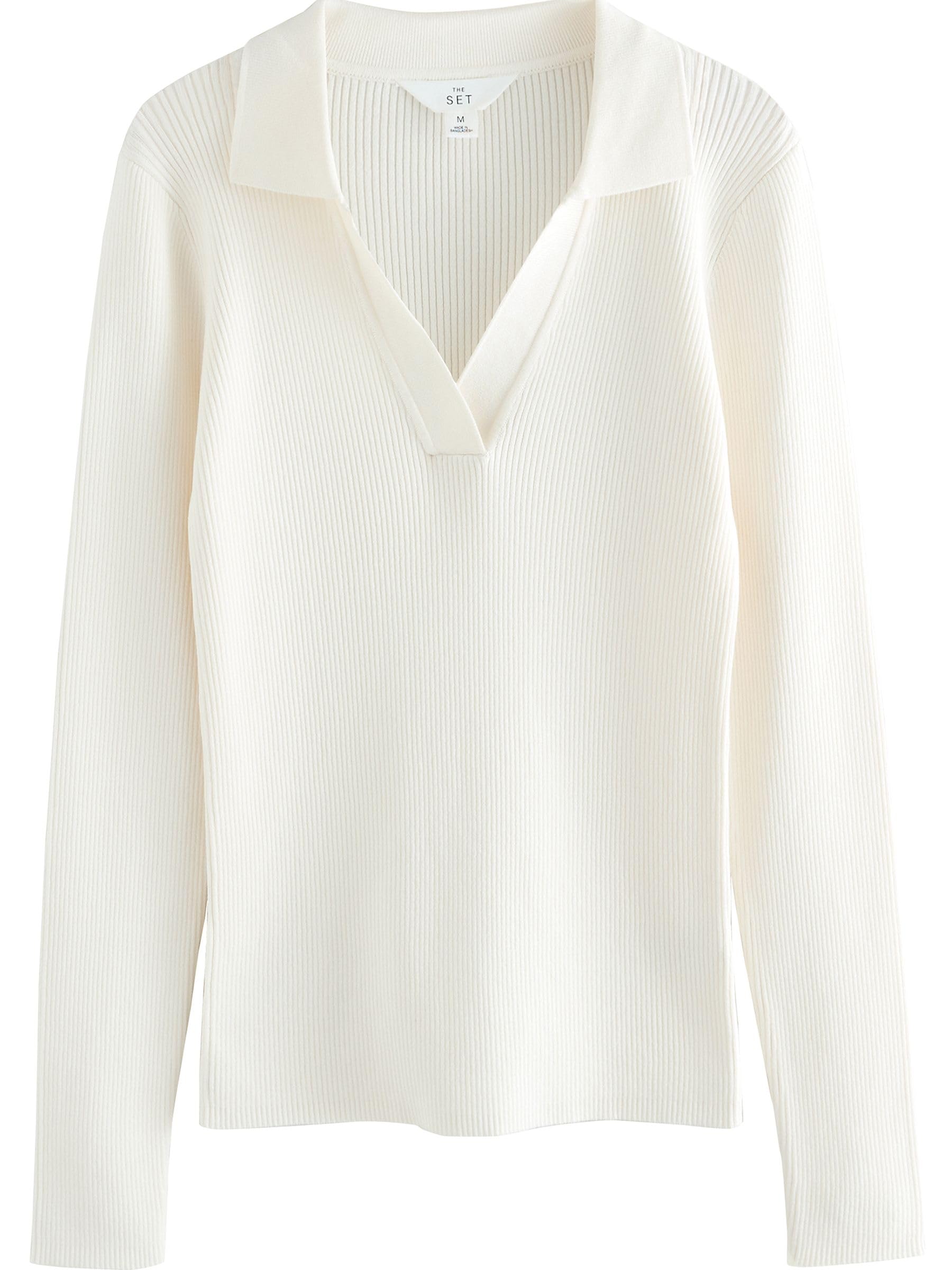Next The Set maglione coste scollo V 2 pezzi donna