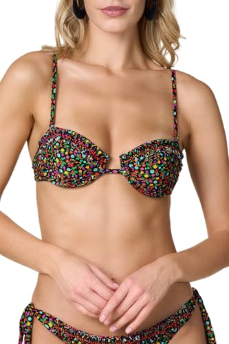 Goldenpoint Wonderland balconette imbottito top bikini floreale