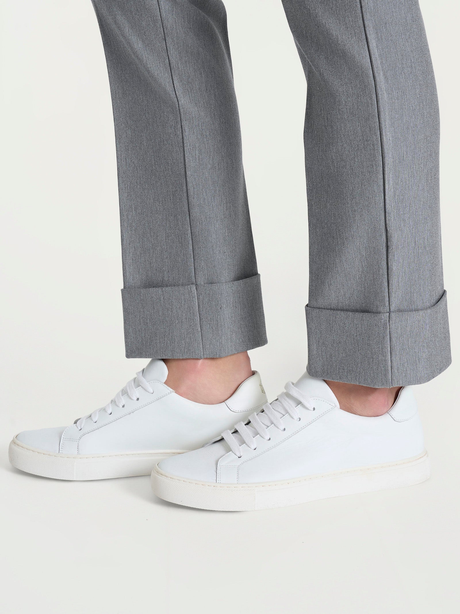 Ragno Compact pantalone slim dritto Grigio Mel.