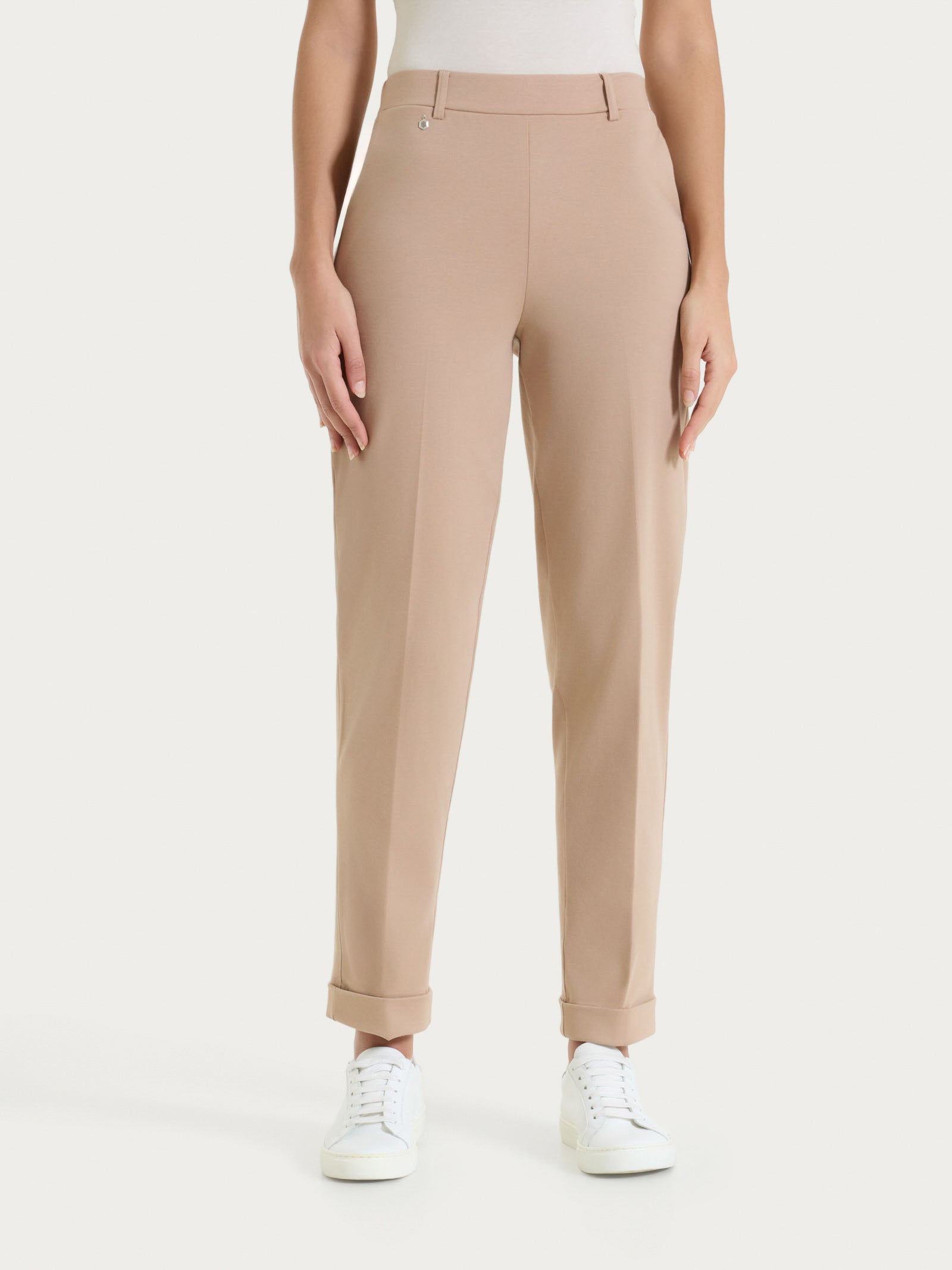 Ragno Compact Light pantalone carota Warm Taupe