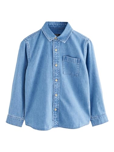 Next Camicia Jeans Bambino Manica Lunga Taglia 110 Cotone