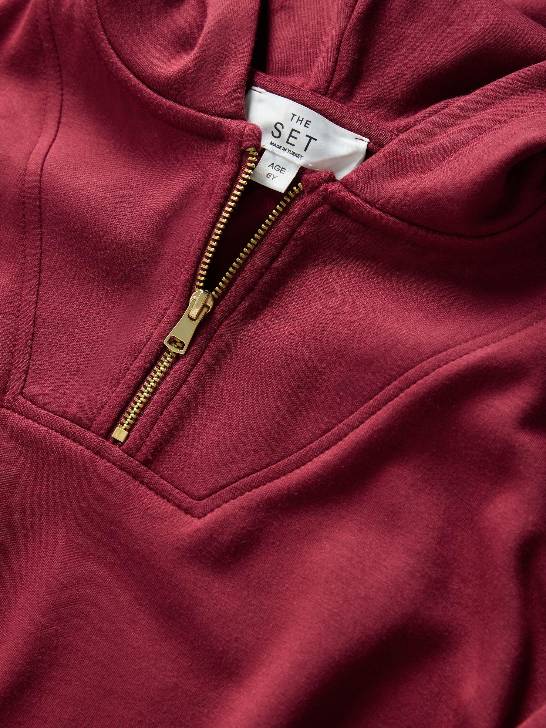 Geo Next The Set completo bambina top zip e pantaloni modal