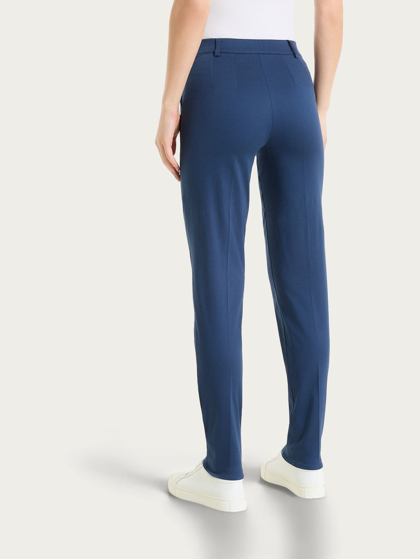 Ragno Satin Power pantalone chino blu oceana