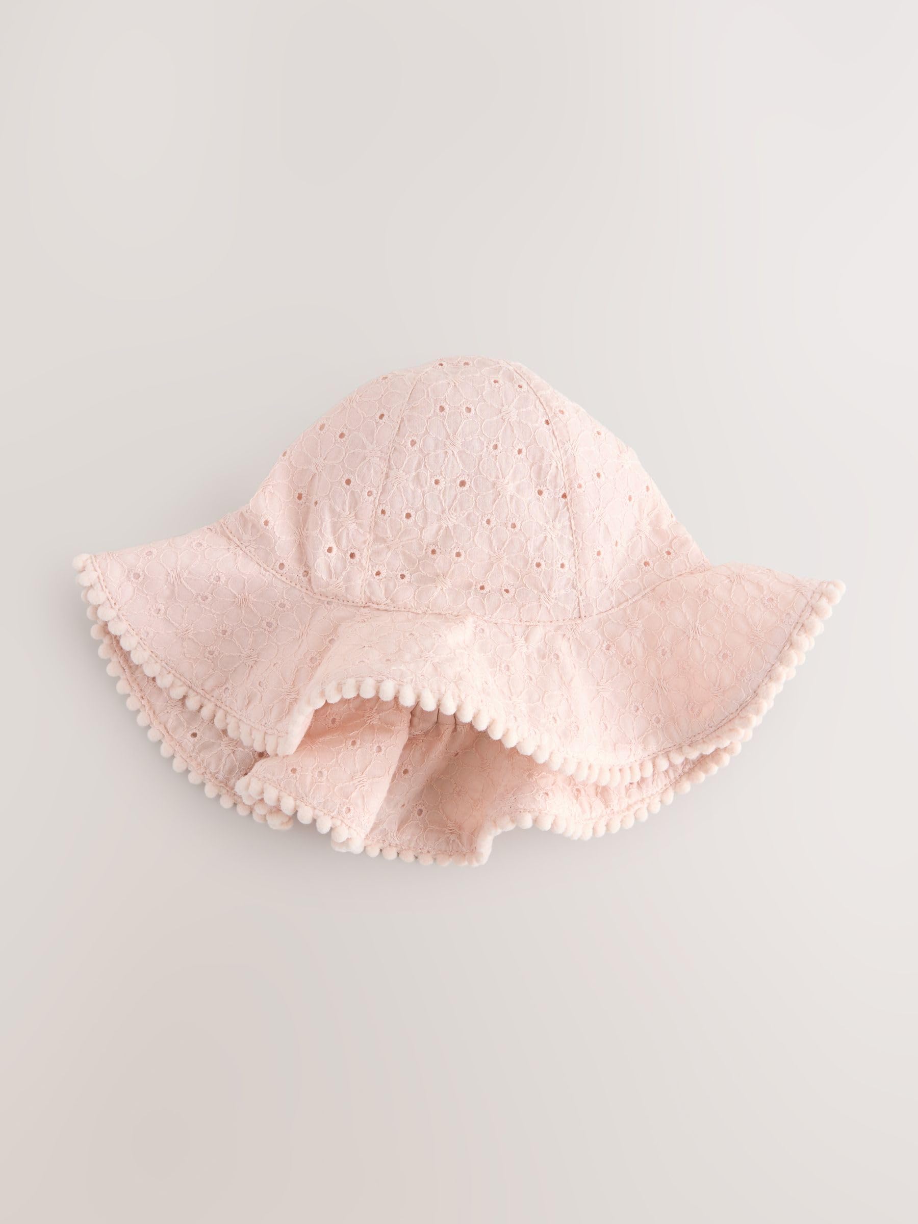 Next cappello estivo bebè sangallo bimba 48 2 pezzi