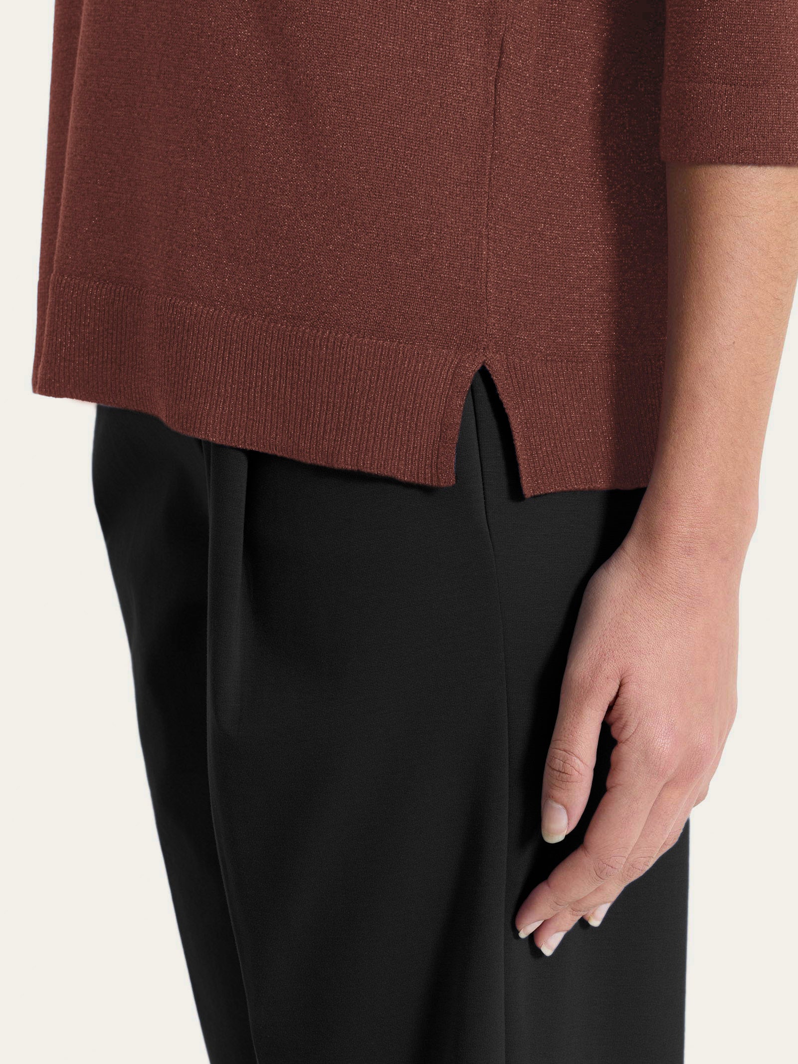 Ragno Maglia barchetta Lurex Summertime donna Cappuccino