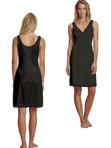 Lady C sottoveste lunga donna classica pizzo elegante