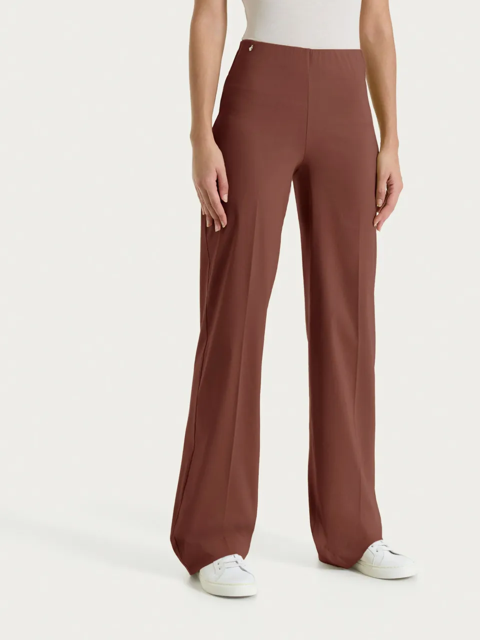 Ragno Super Fresh pantalone ampio cappuccino cotone