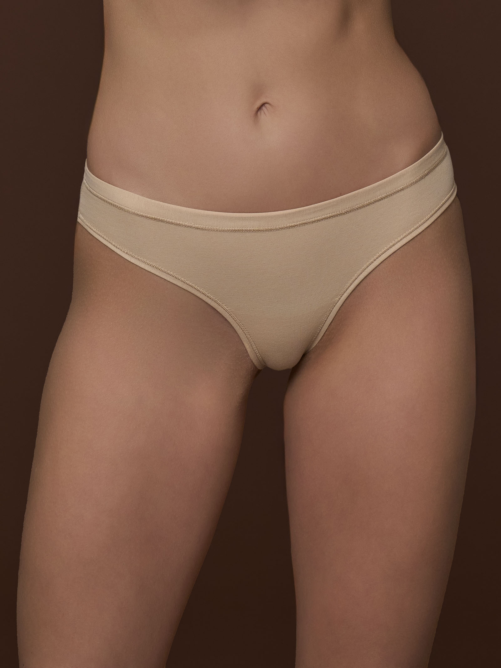Ragno beYOUtiful slip brasiliano donna grigio 2 pezzi cotone