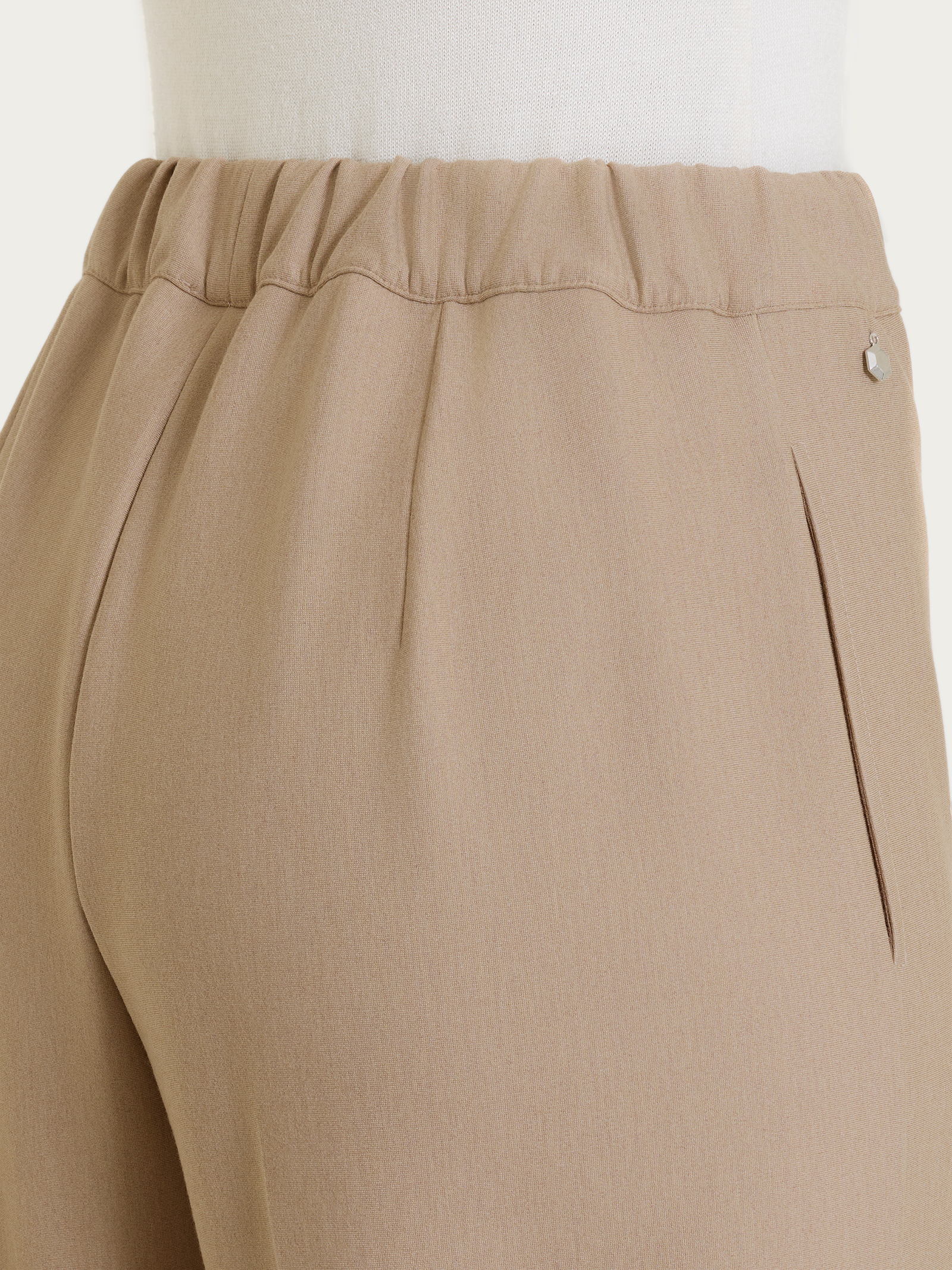 Ragno Compact Pantalone Jogger Cammello Mel. punto Milano