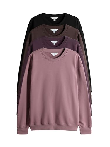 The Set felpa girocollo donna 4 pezzi morbida