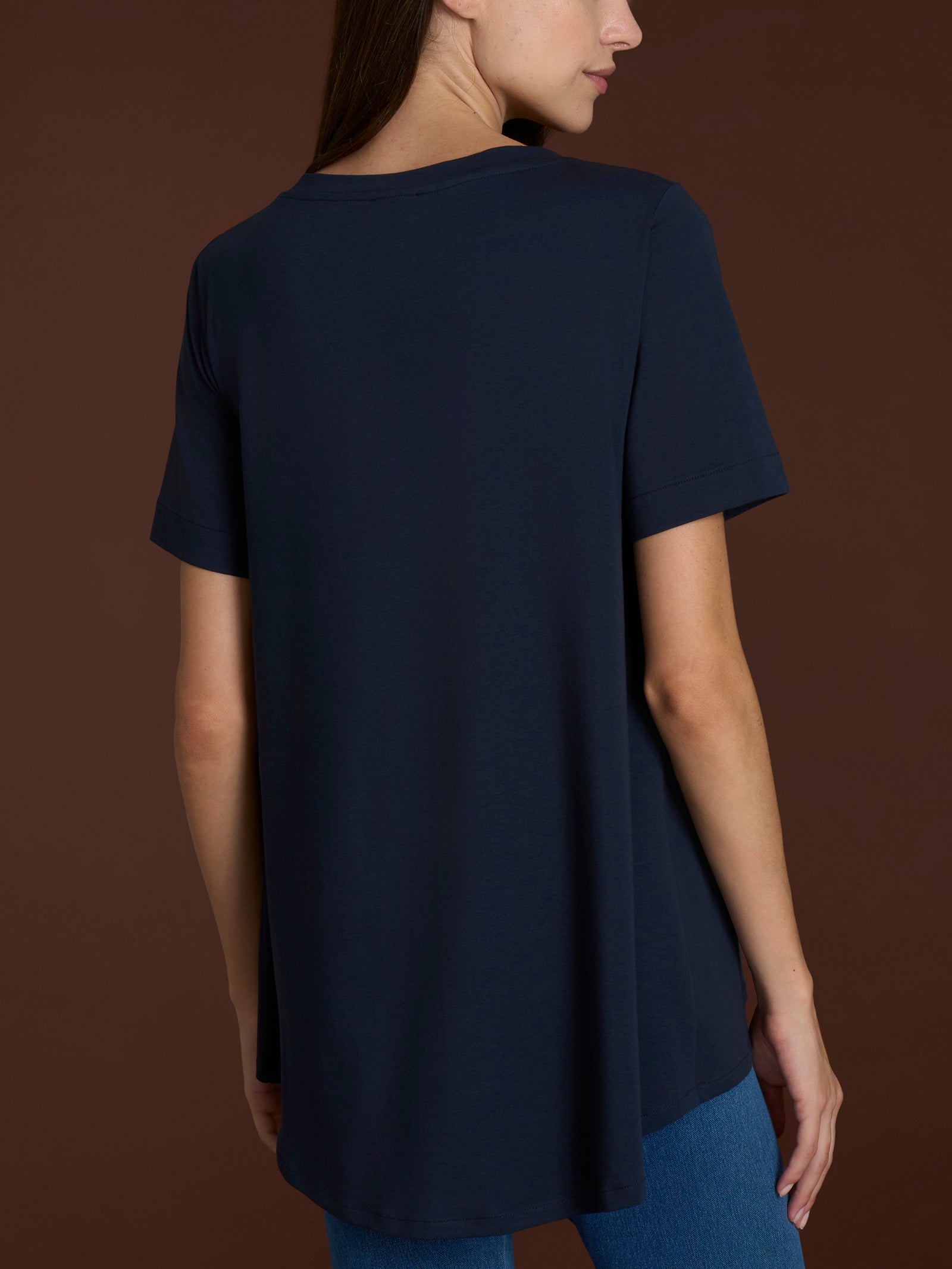 Ragno beYOUtiful Homewear Maglia Girocollo Cotone Bleu