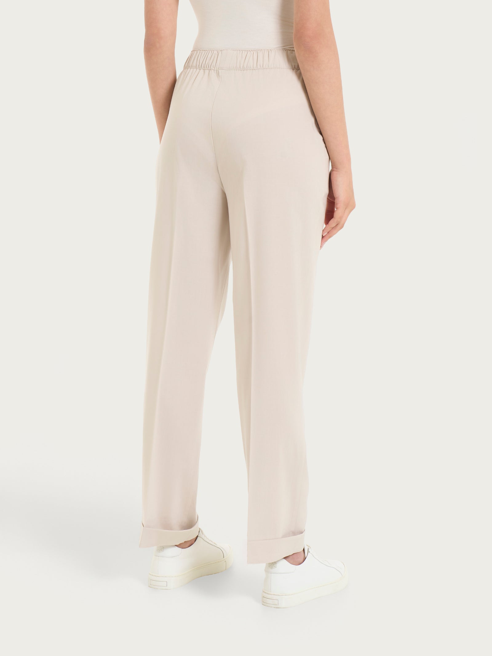 Ragno Super Natural Pantalone Dritto Tencel Champignon