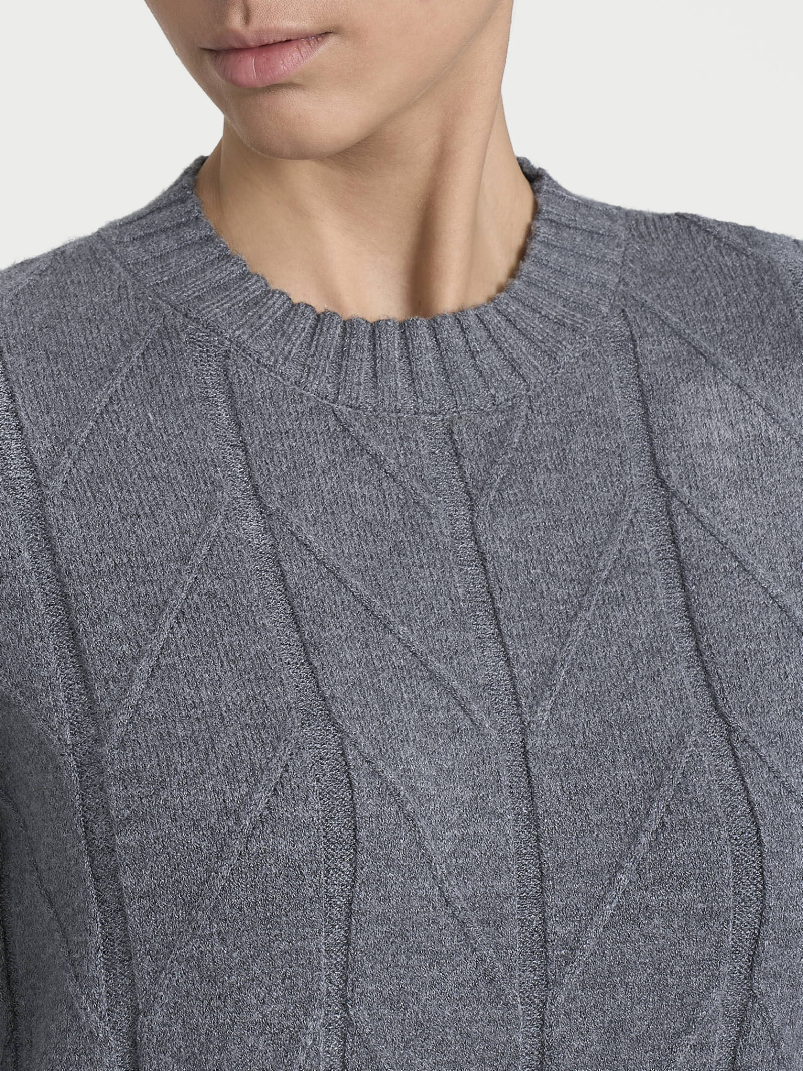 Ragno Super Soft Maglia Girocollo Spiga Ferro Melange