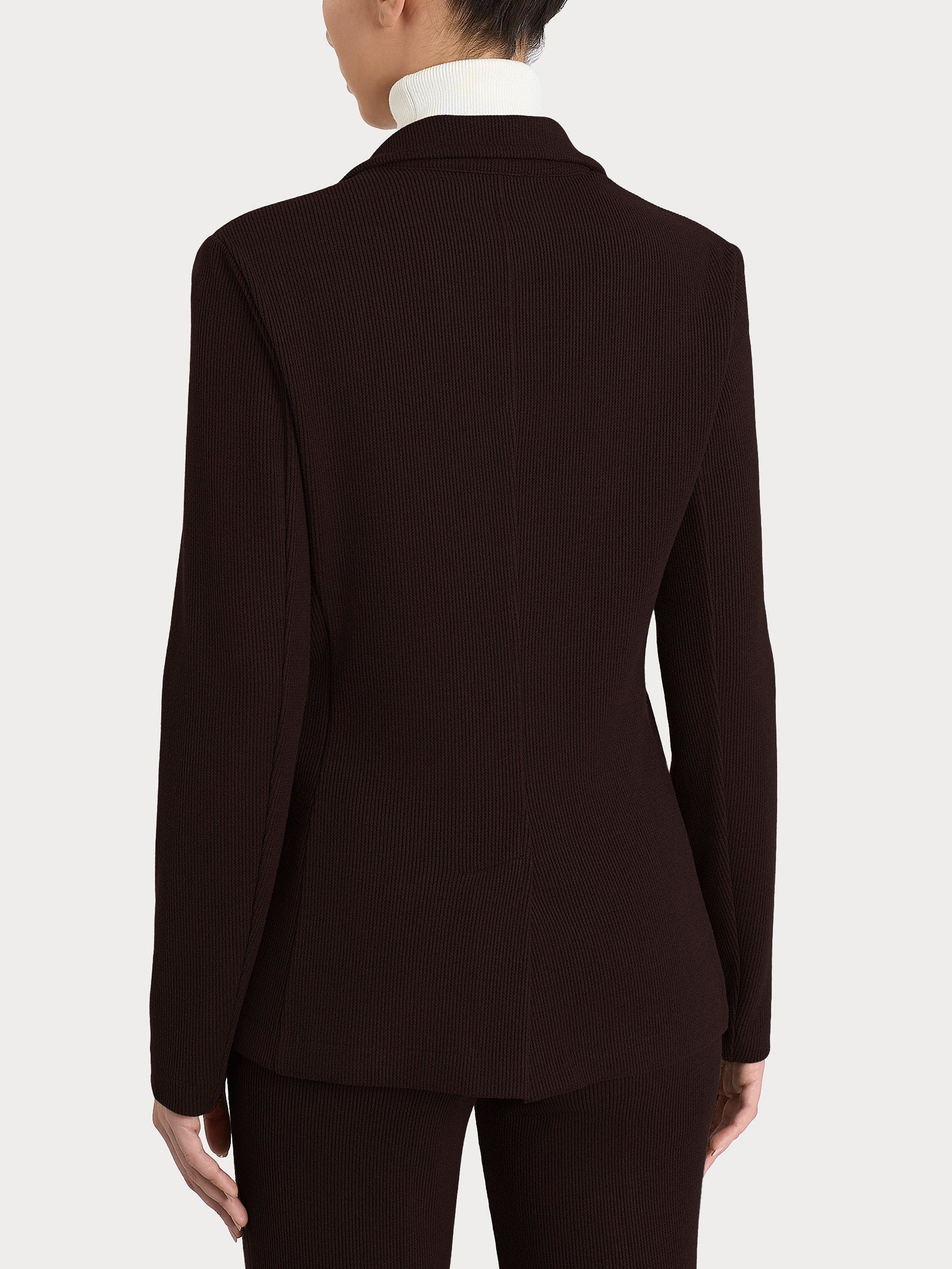 Ragno Relaxed Wardrobe 2 Bottoni blazer velluto marrone