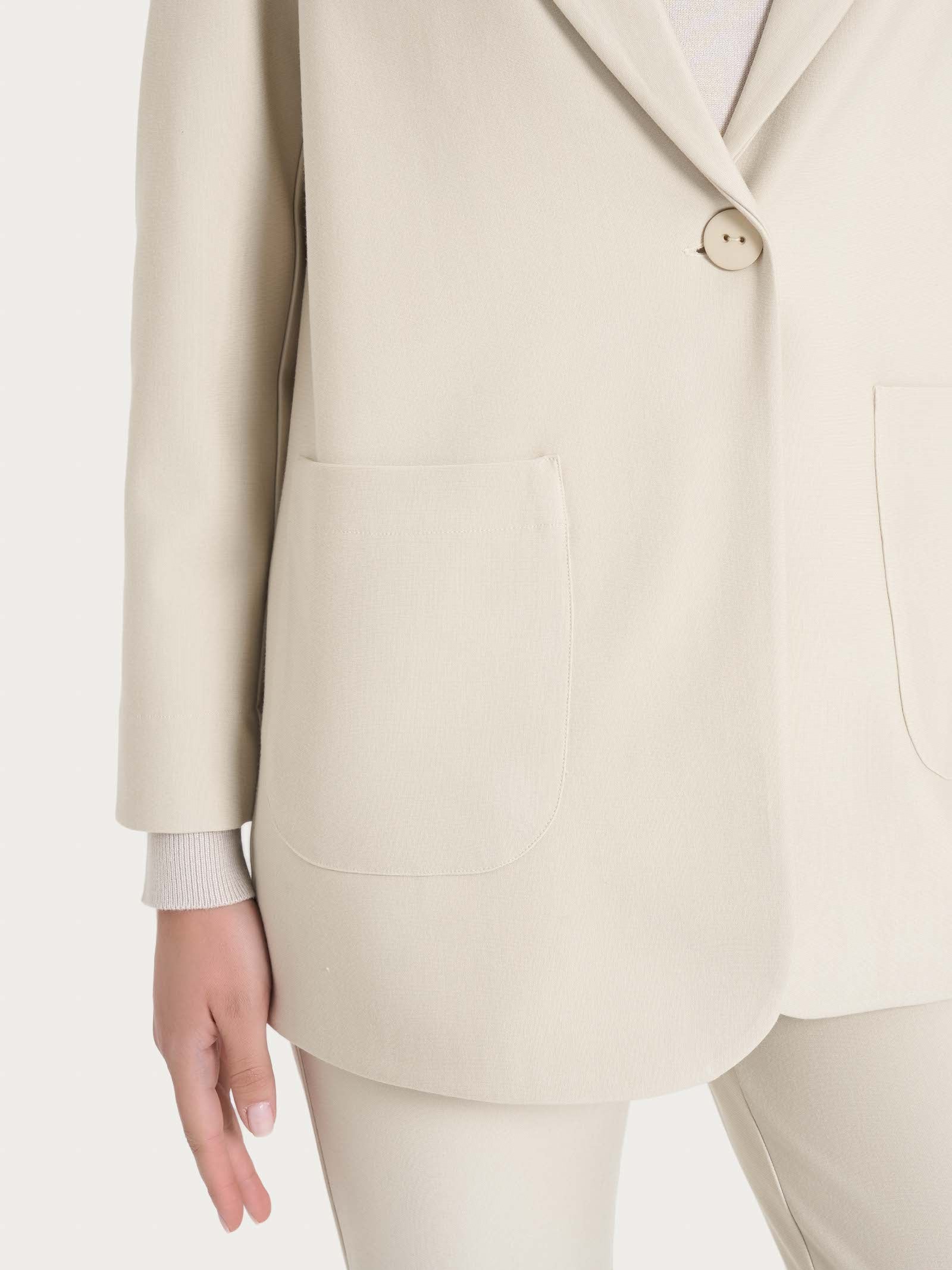 Ragno Compact Blazer Destrutturato Donna Champignon