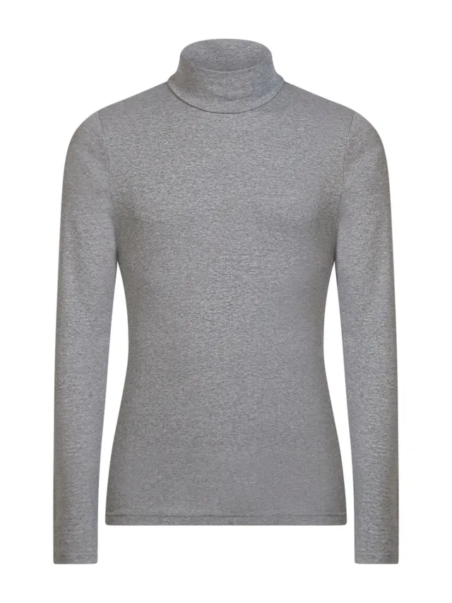 Ragno Caldo Cotone dolcevita uomo skinny Vapore Melange