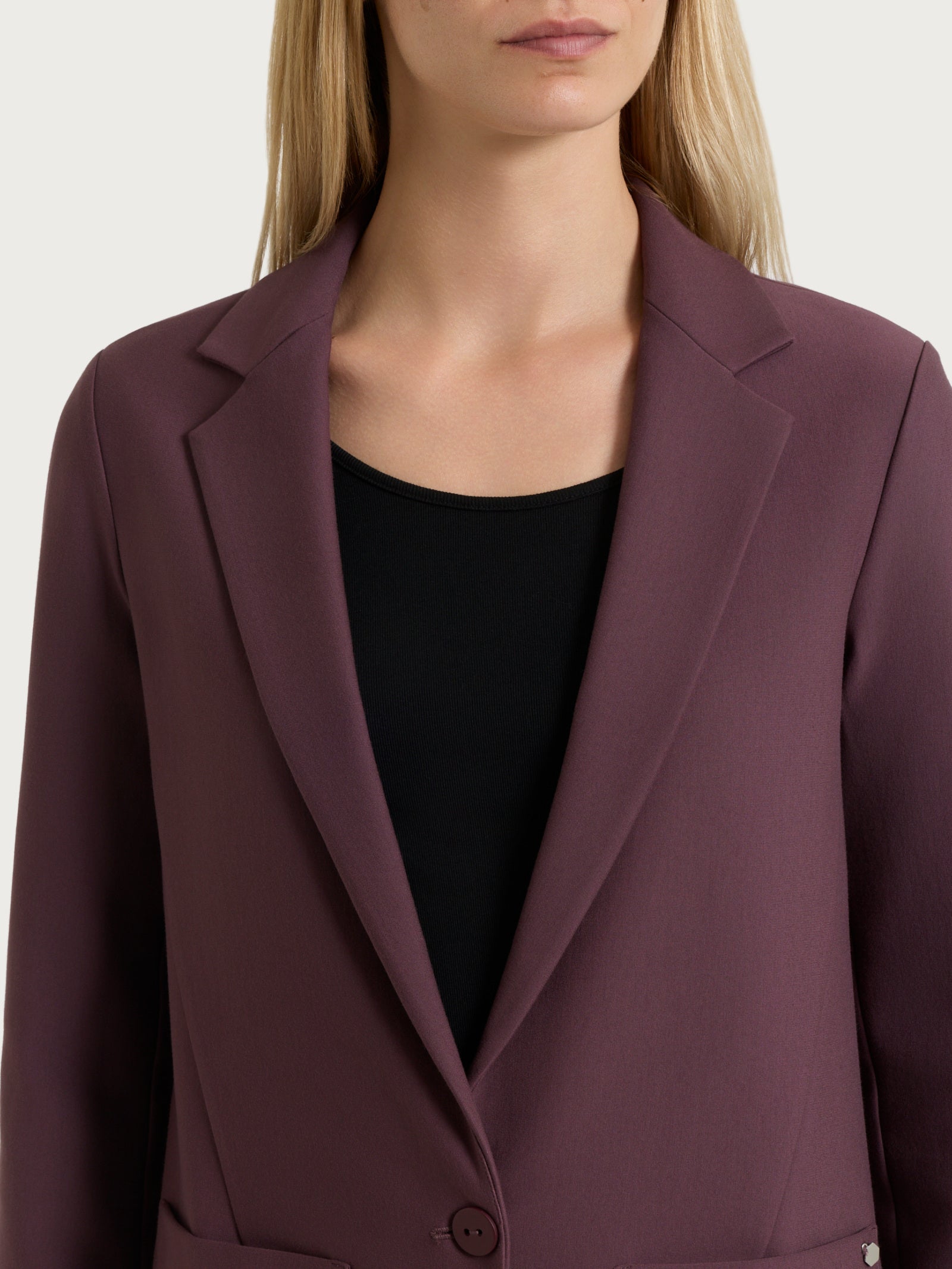 Ragno Compact Blazer Monopetto Huckleberry un bottone