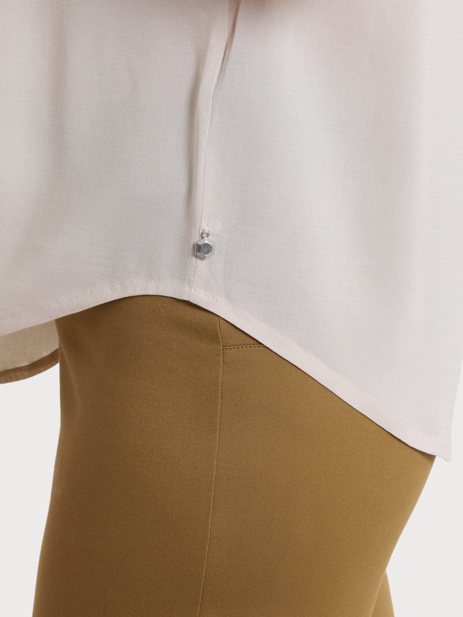 Ragno Gem blusa kimono voile beige Champignon