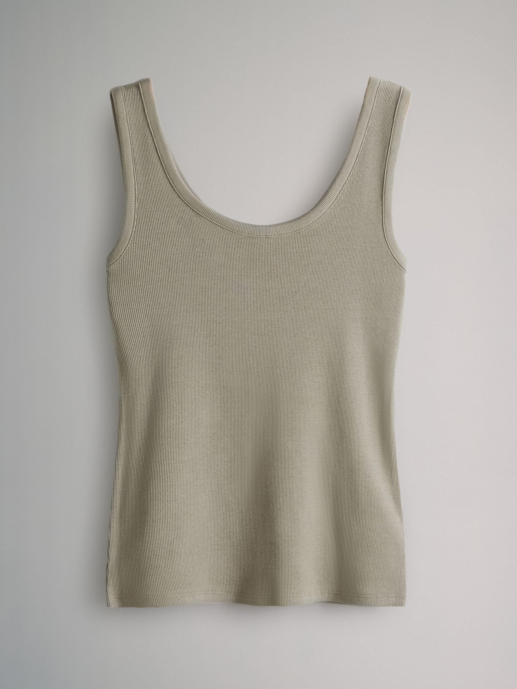 Next The Set Canotta coste slim donna confezione 5 cotone