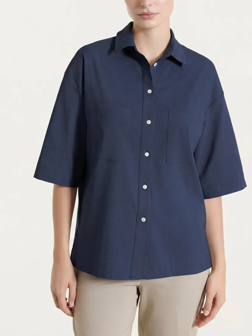 Ragno Super Fresh Camicia manica corta donna Bleu