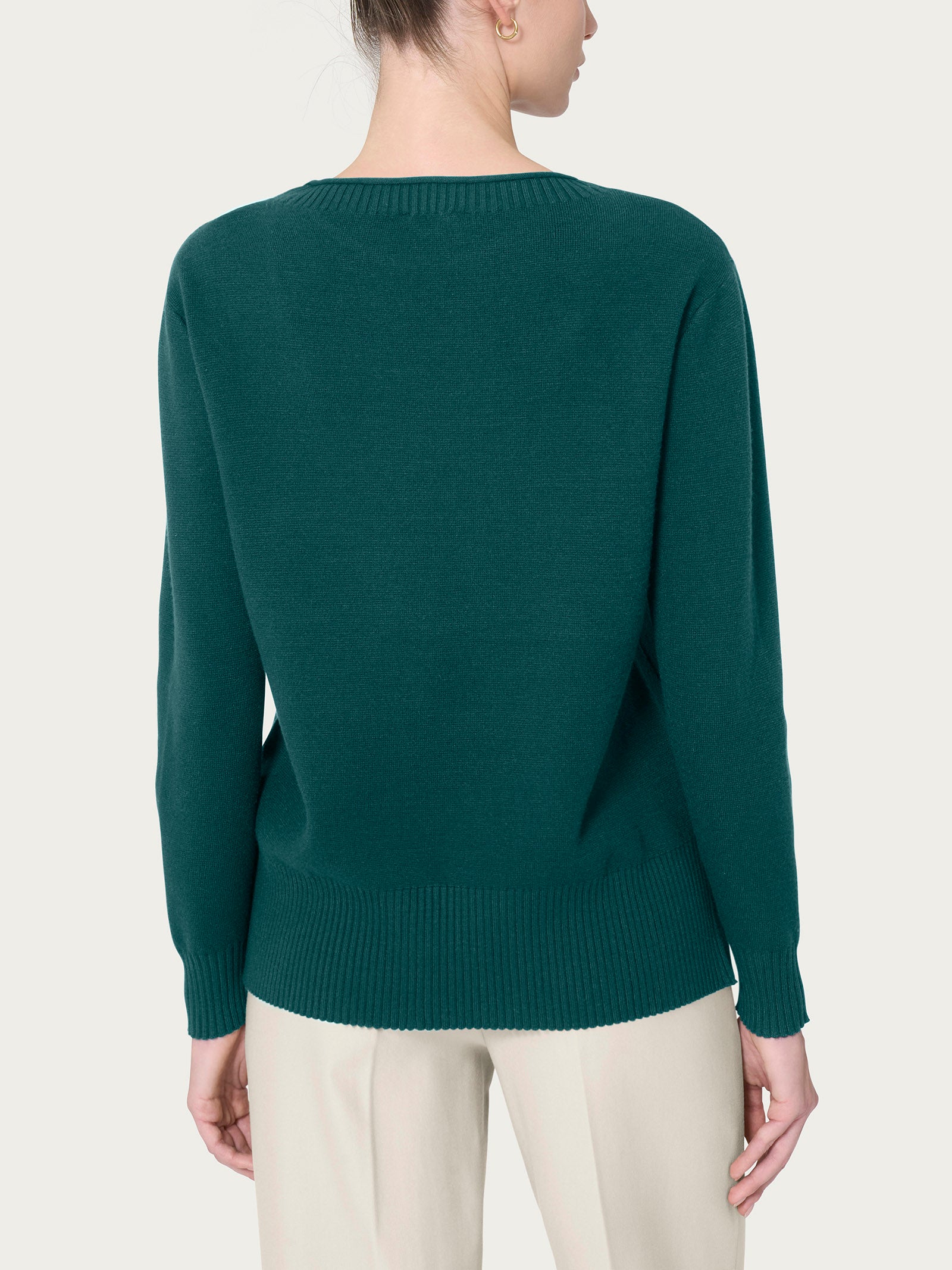 Ragno Four Seasons Girocollo maglia verde Rain Forest