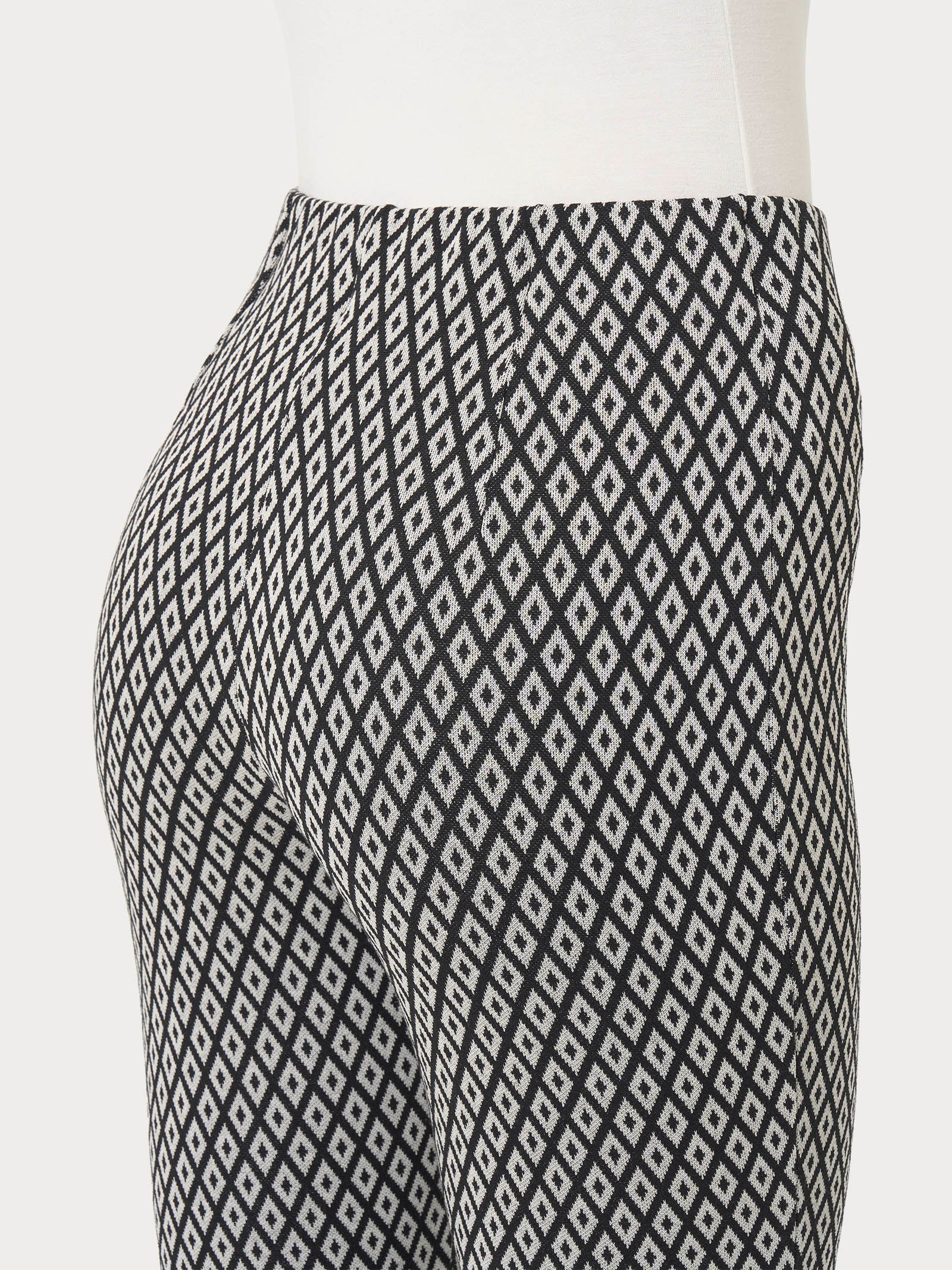 Ragno Compact Pantalone Sigaretta Eco Jacquard Fant.Nero