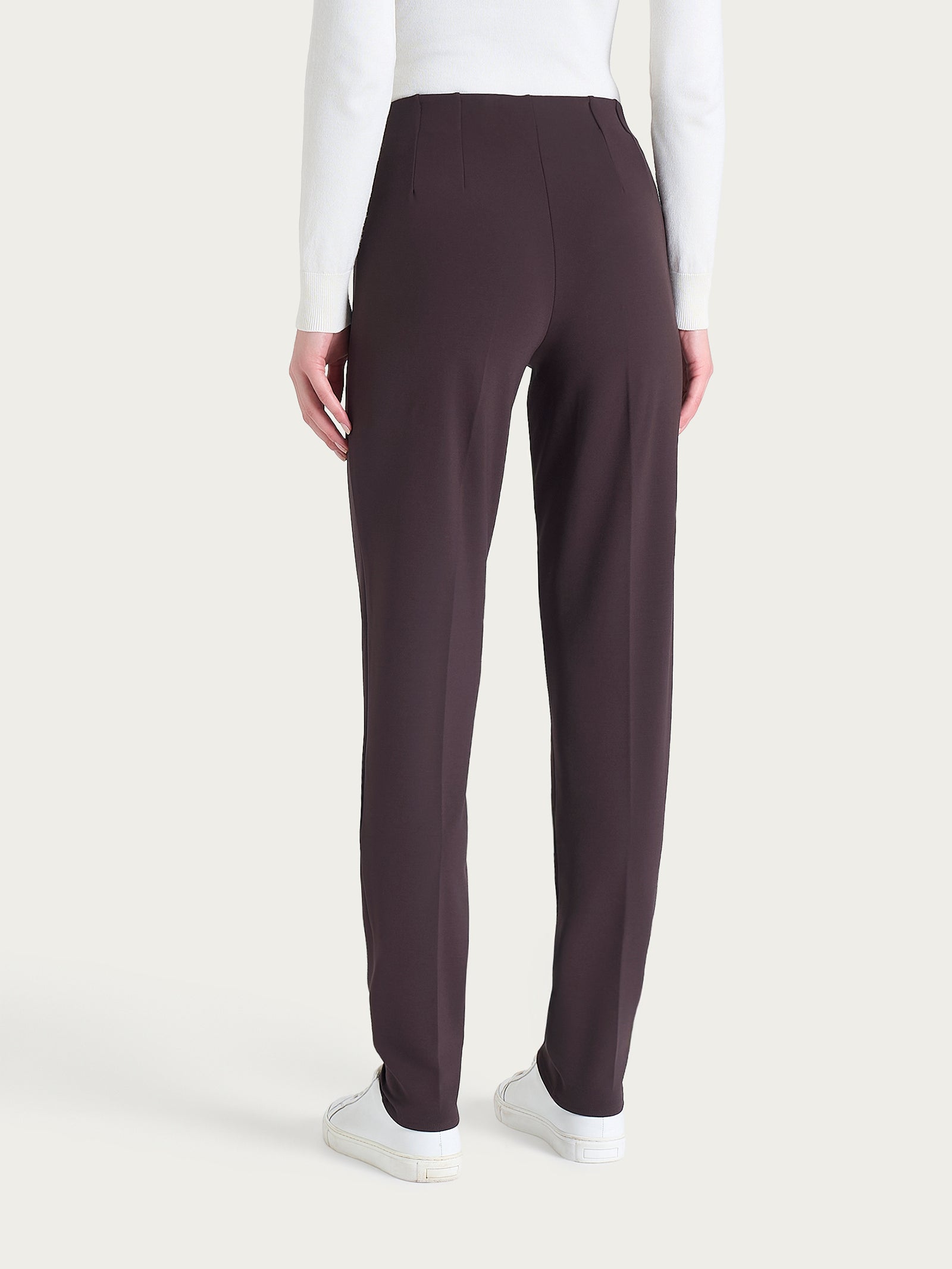 Ragno Cashmere Compact Pantalone Sigaretta Chocolate Torte skinny