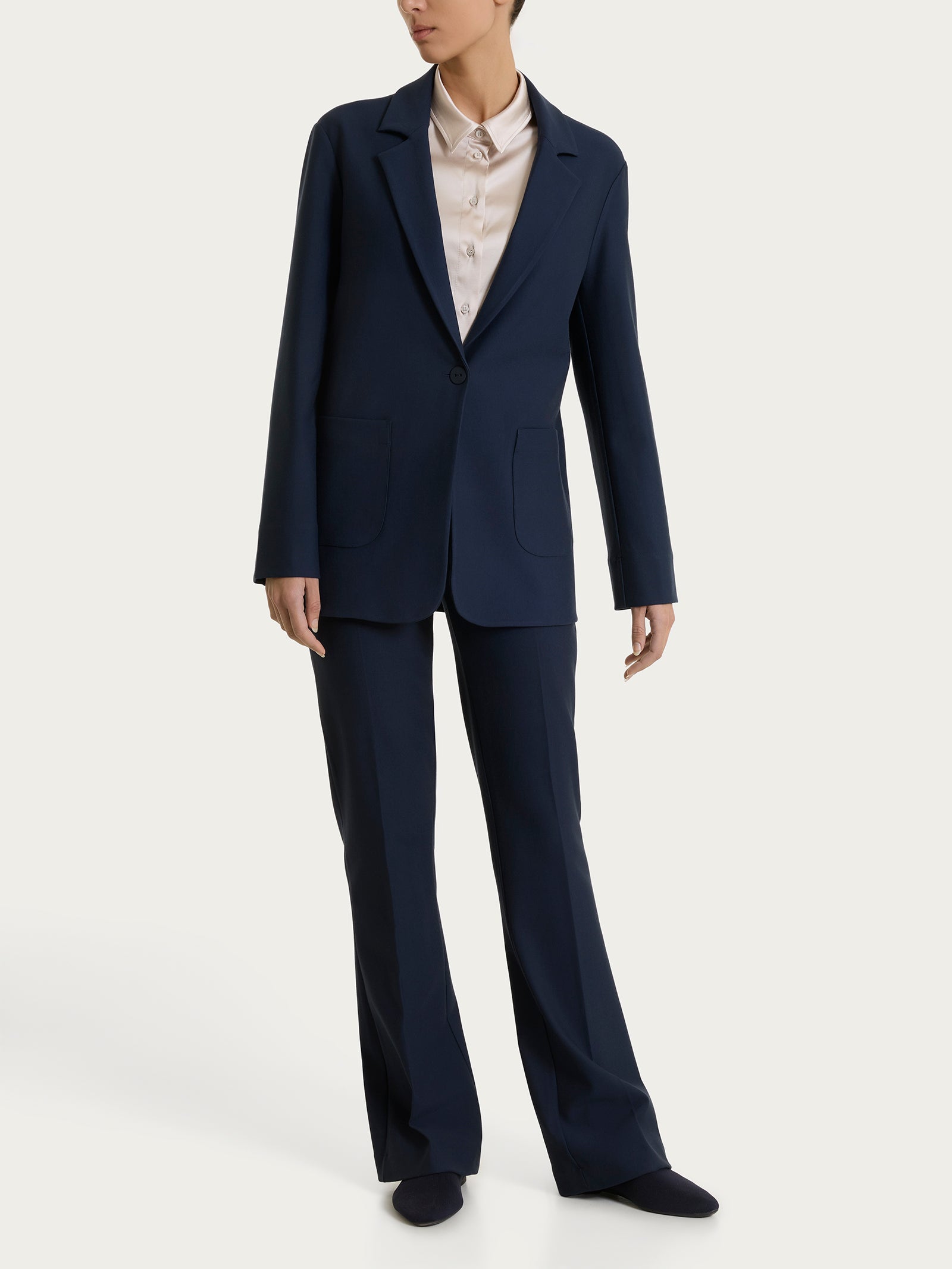 Ragno Compact Blazer Over Monobottone Persia Elasticizzato