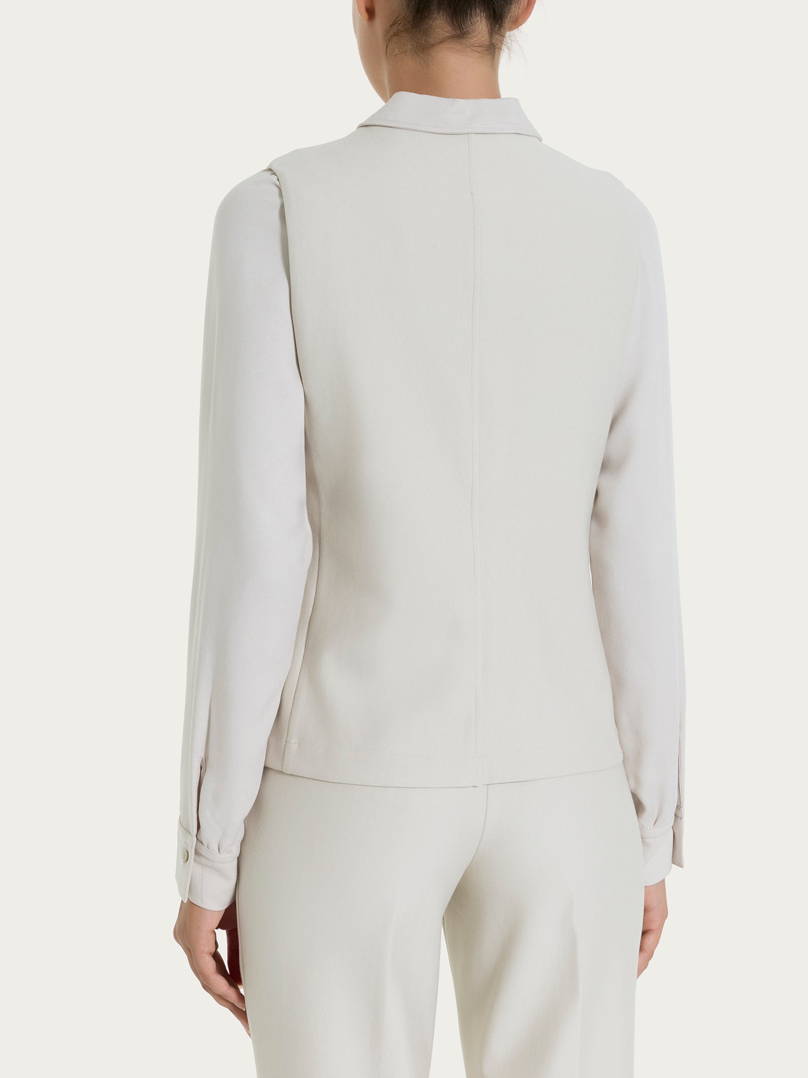 Ragno Gem Compact Gilet 4 bottoni Champignon viscosa
