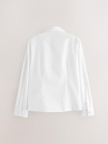 Next bluse scuola manica lunga pizzo taglia 110 confezione da 2