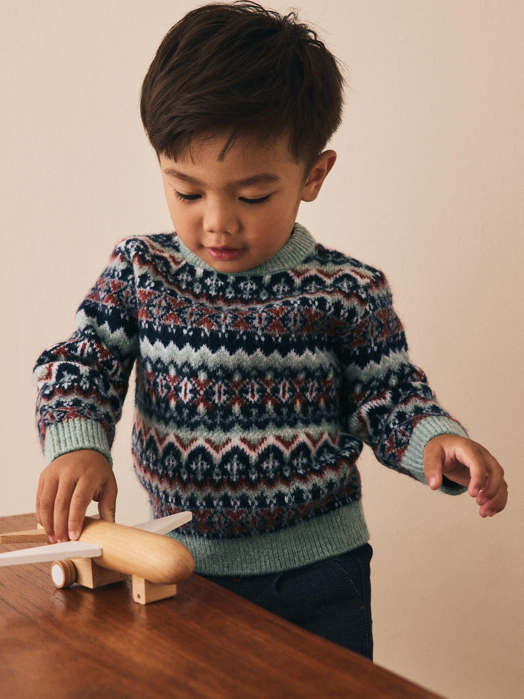Geo Next Next Fair Isle maglione bambino 110-116 jacquard