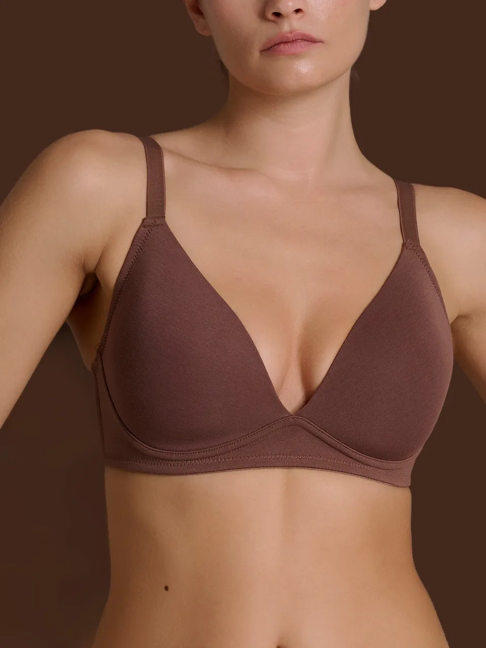 Ragno beYOUtiful YouUp reggiseno cotone Acorn