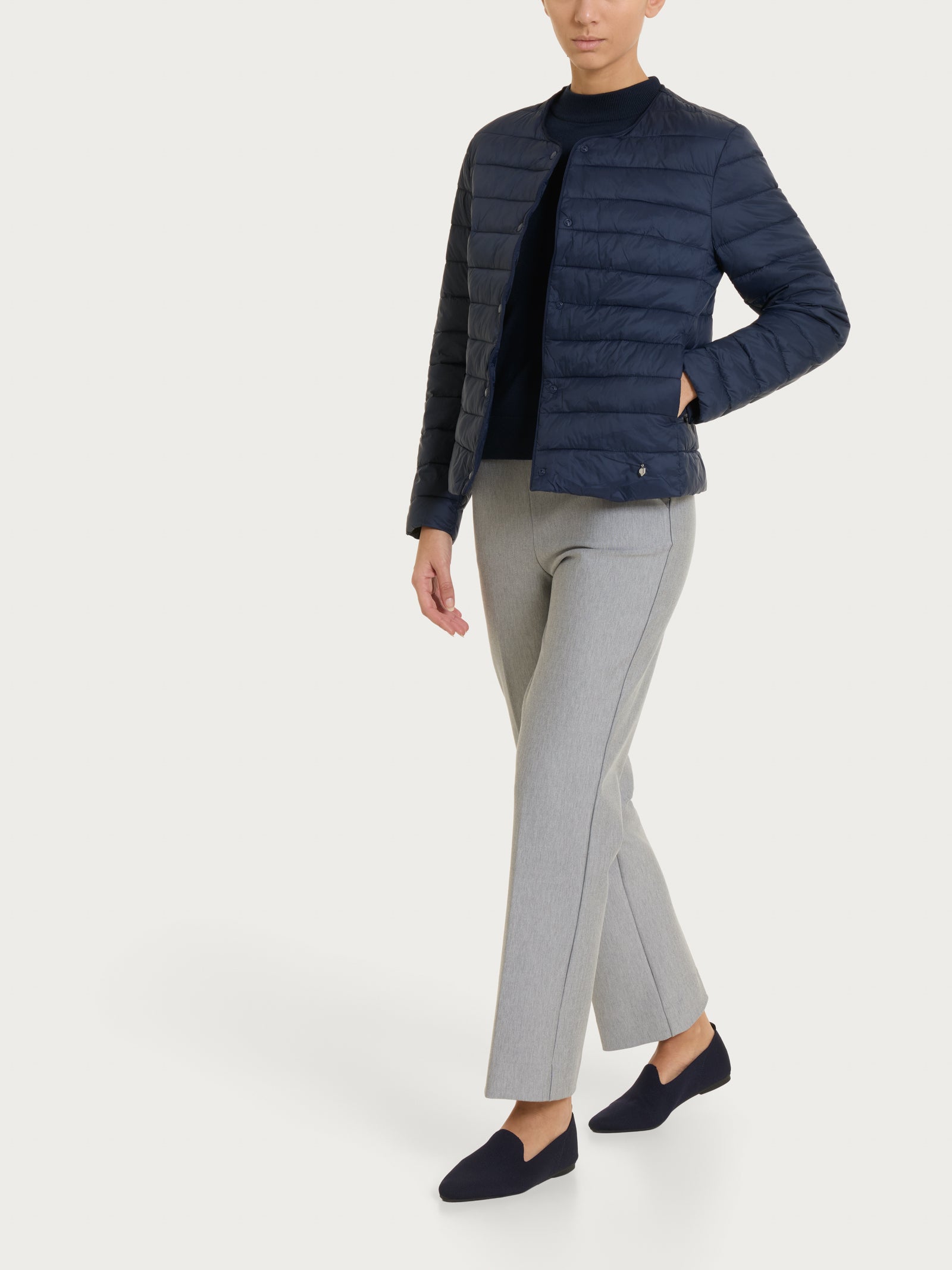 Ragno Ultralight Piumino manica lunga blu Bleu ultraleggero