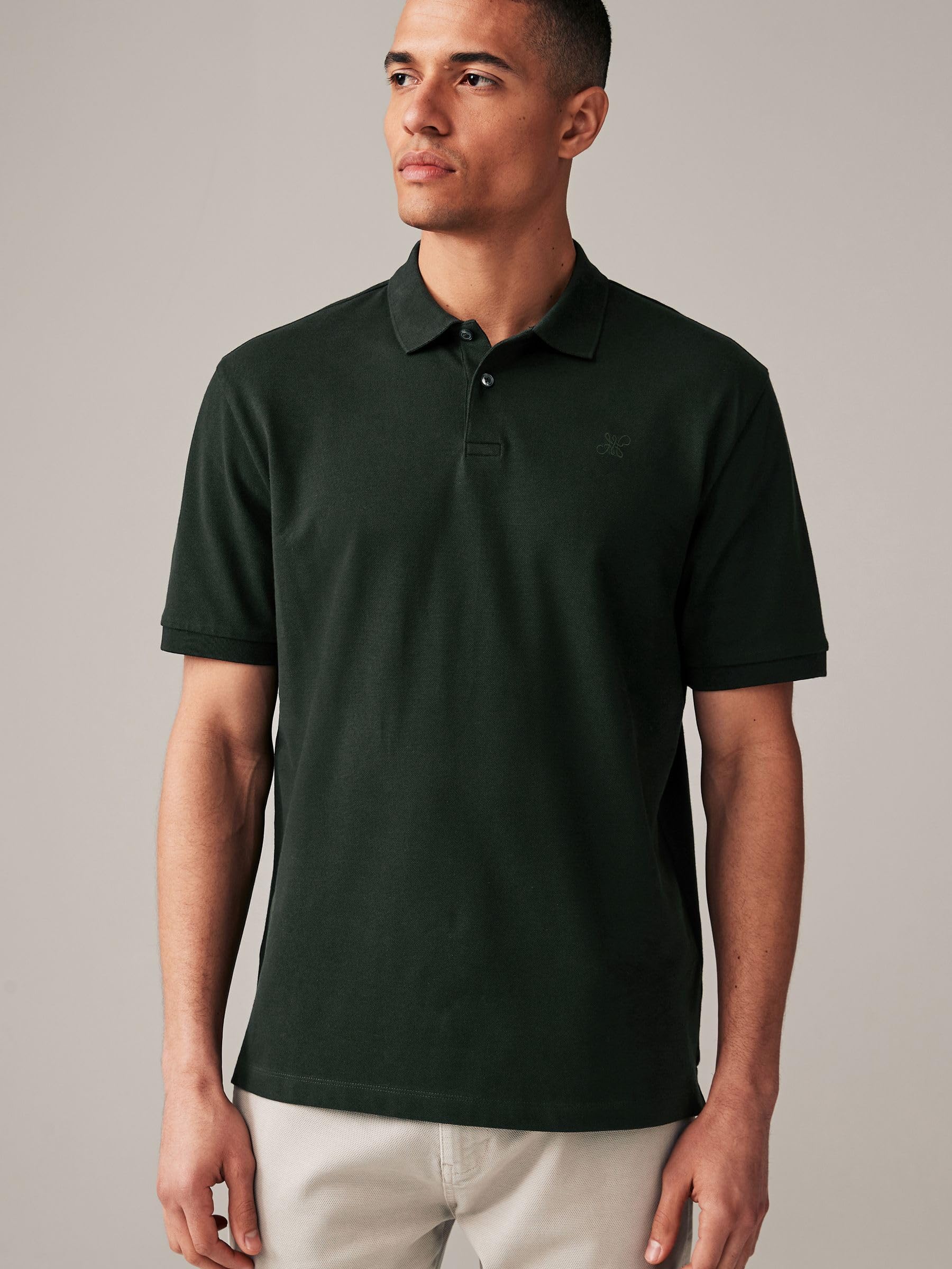 Next Polo Piqué Uomo Manica Corta Vestibilità Classica