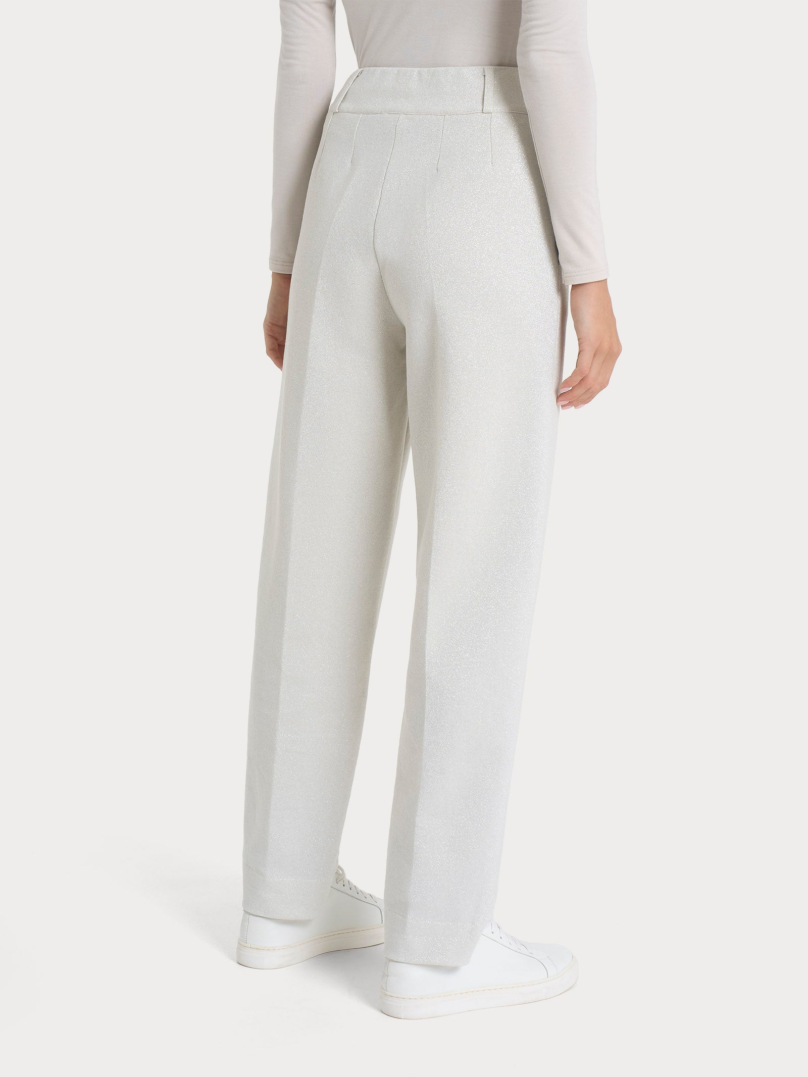 Ragno Compact Pantalone Carrot Eco Jacquard Champignon