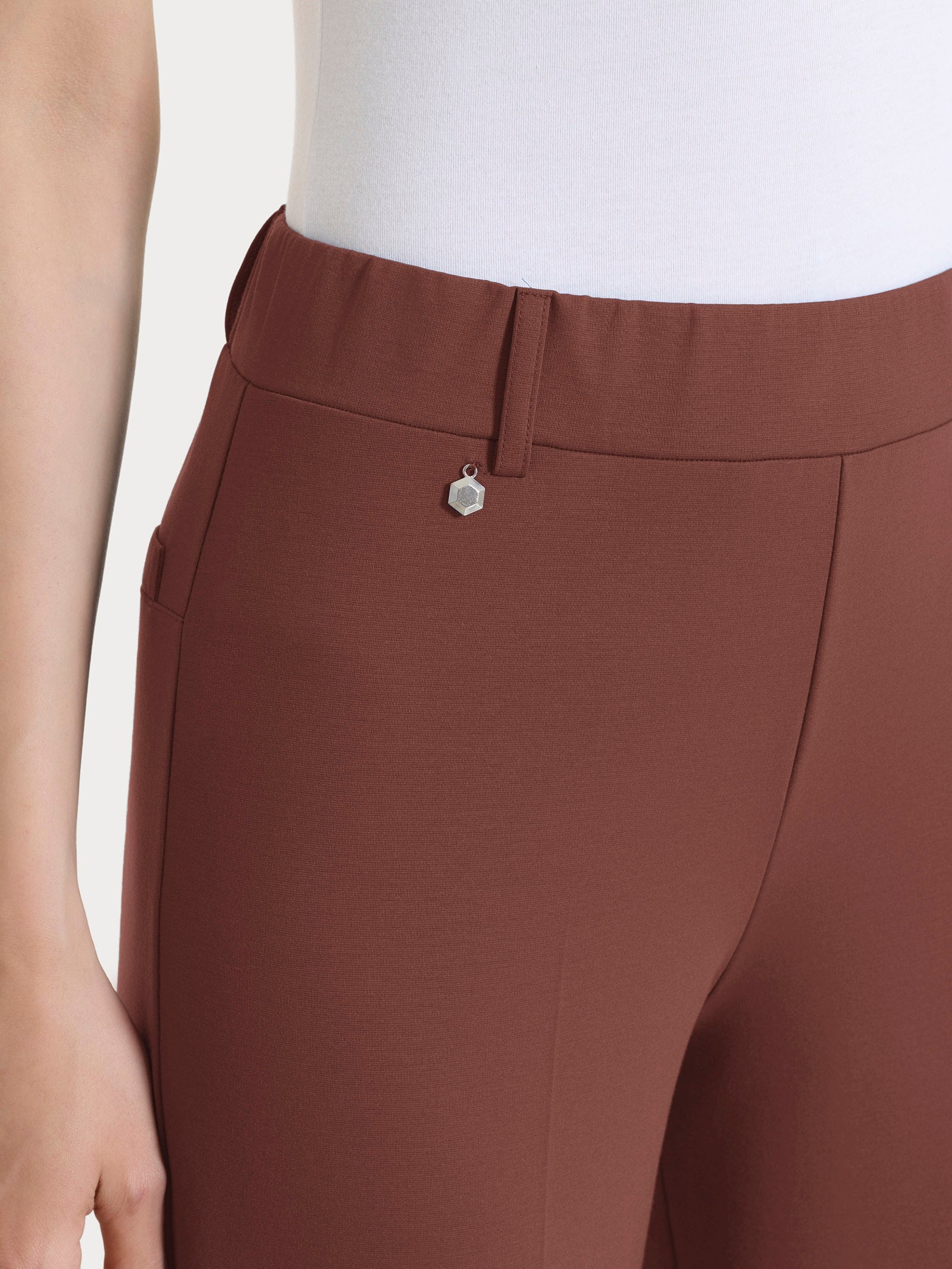 Ragno Pantalone Flare Compact Light Cappuccino